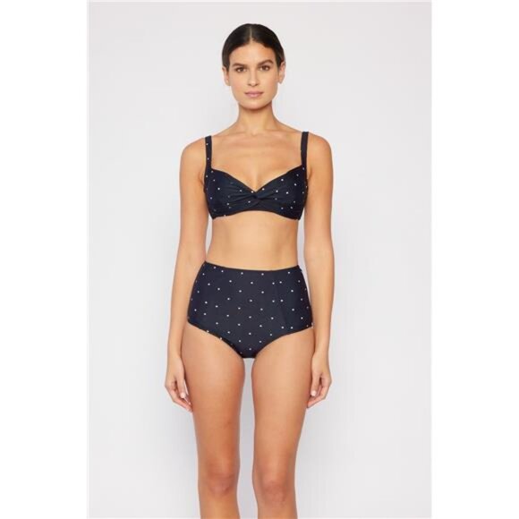 NWT Marina West Swim Take A Dip Twisted High-Rise Bikini Set, Removable Pads - Picture 4 of 6